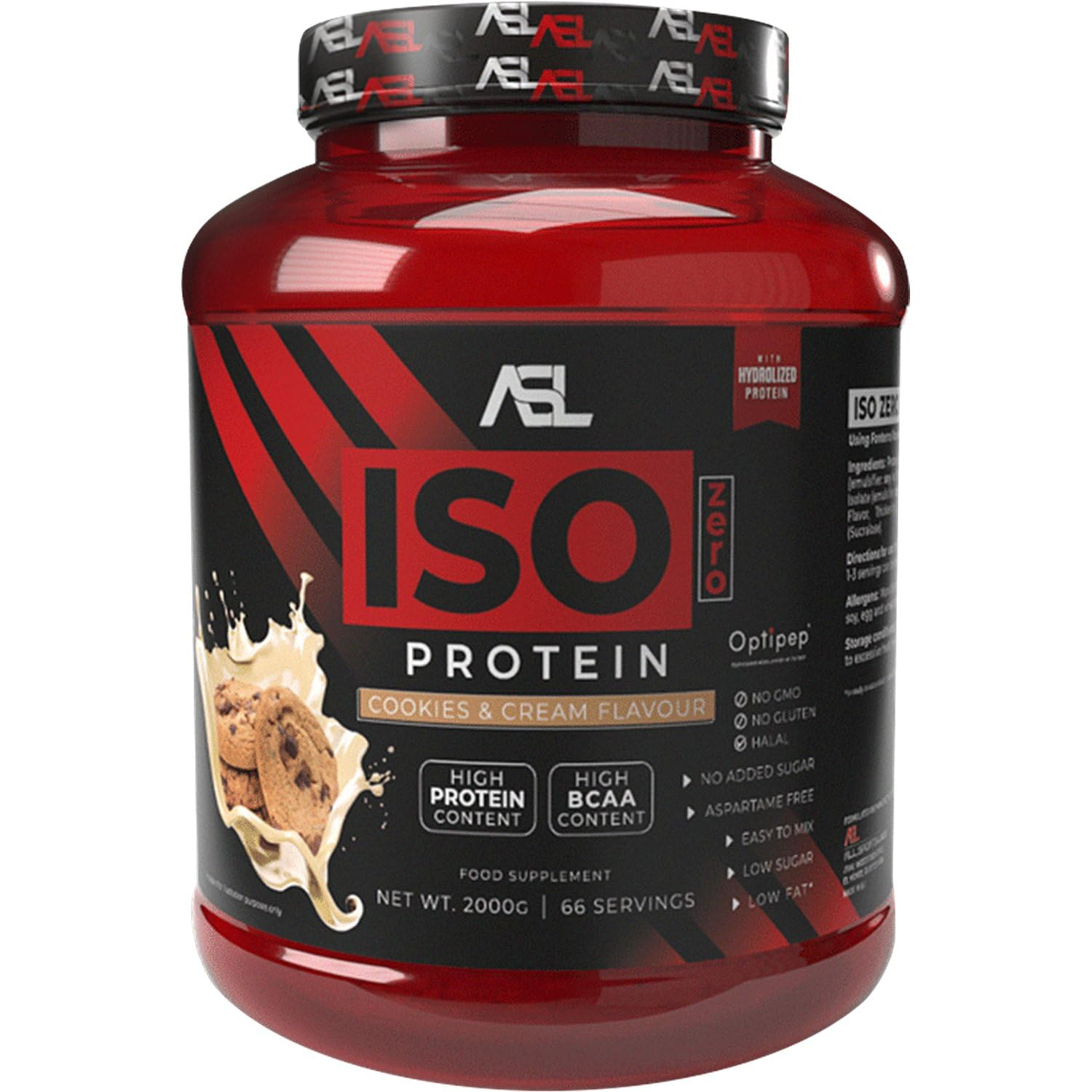 ASL Isolate Protein 90%, LACTOSE FREE 2kg, 66serv.