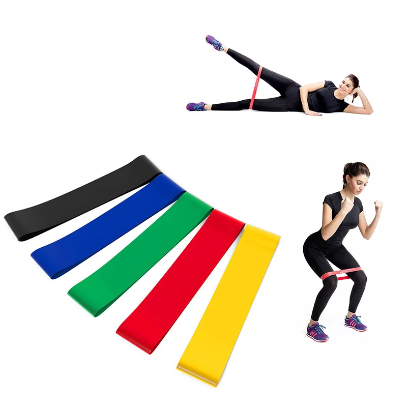 Resistance Bands x 5 Pieces (Heavy to Light)