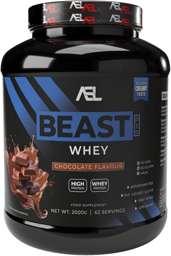 ASL BEAST WHEY 2KG 80% PROTEIN 62SERV.