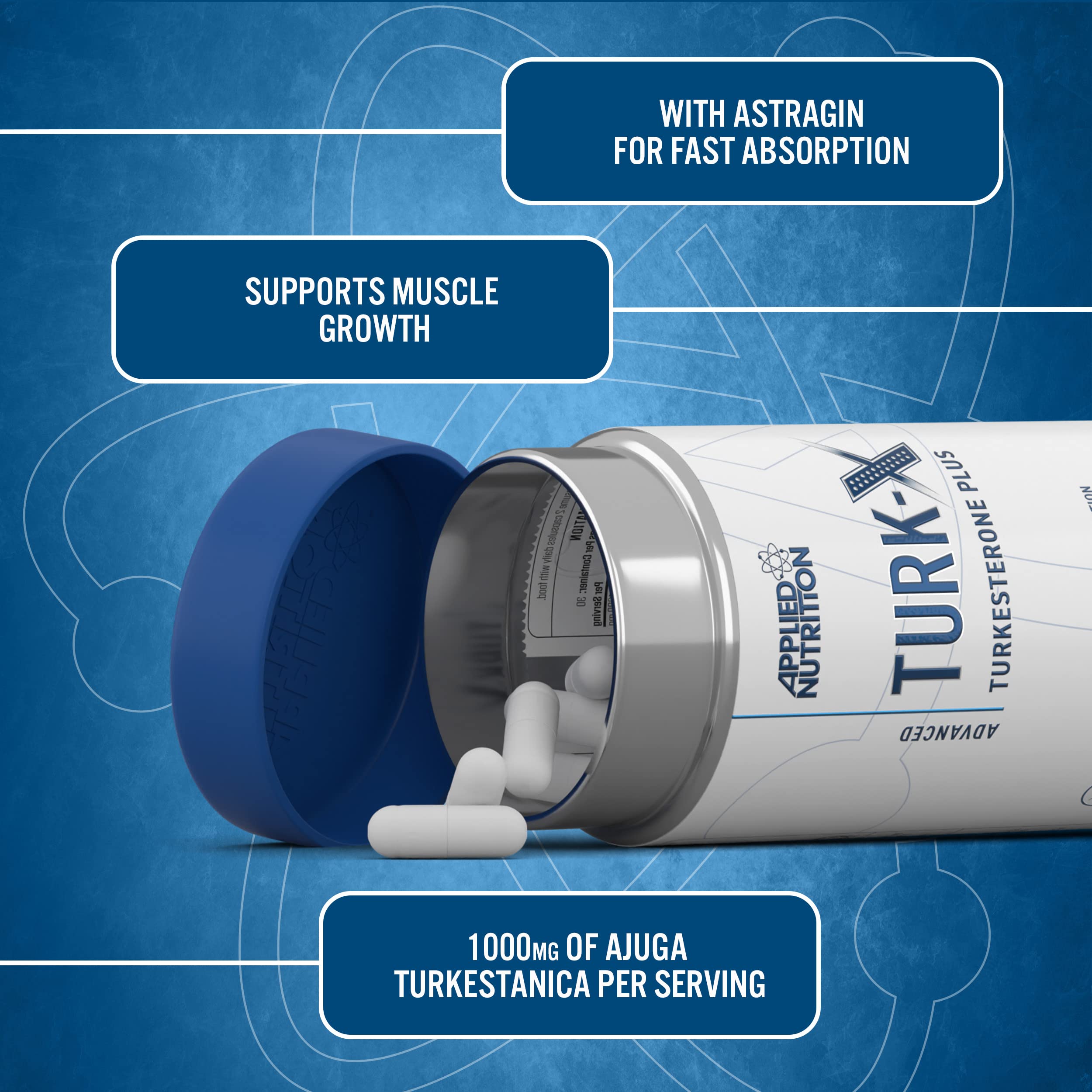 Applied Nutrition Turkesterone 500mg per cap, 60caps