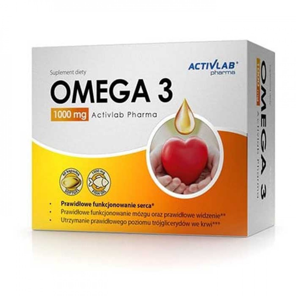 Activlab Omega 3 60caps, 1000mg