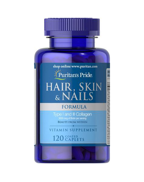 Puritan's Pride Hair, Skin & Nails Formula 120tablets